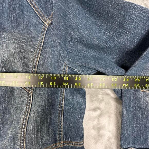 Motto Your Style Mantra Blue Denim Jean Jacket Size Large - Picture 5 of 6